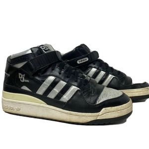 Adidas Forum Def Jam 25th Anniversary Edition Black Silver Size 10.5 High Top